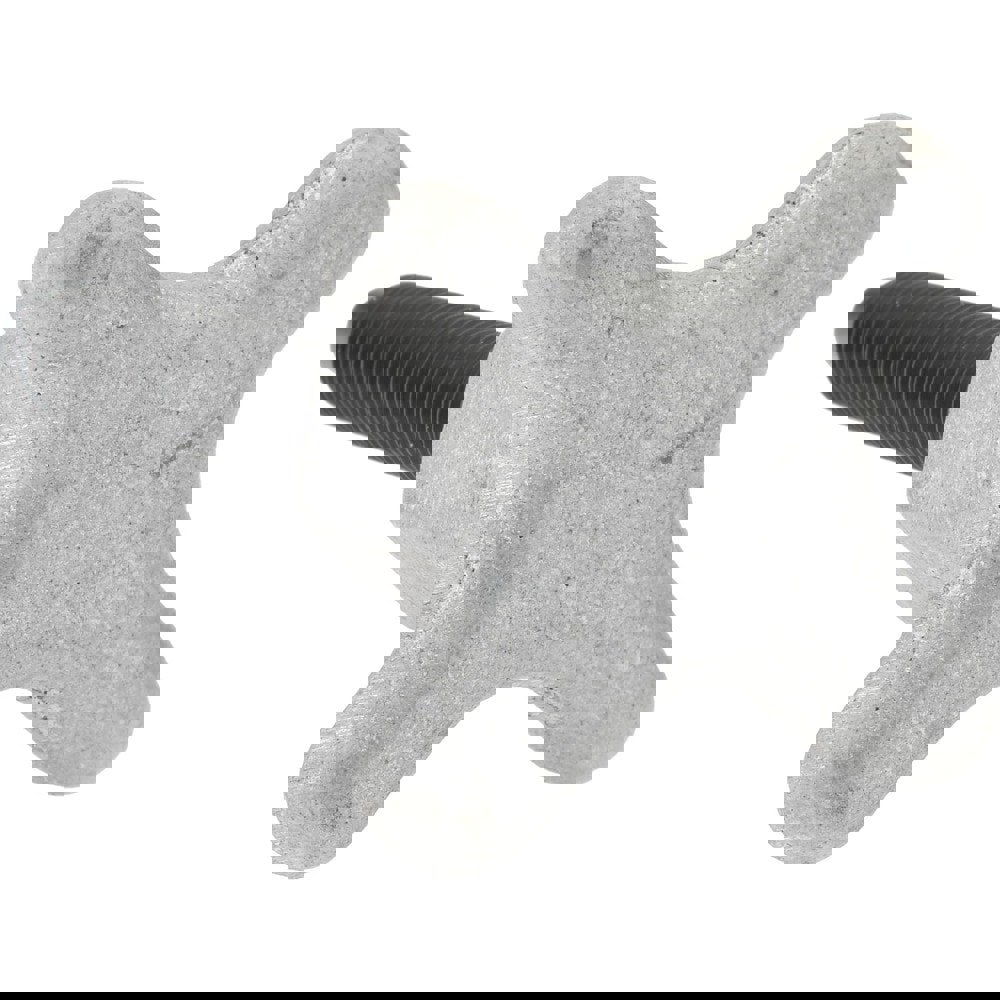 12L14 Steel Thumb Screw: 1/2-13, Lobed Head